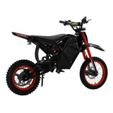 3000W Electric Dirt Bike Rogue MX-01 | Rear Side View with Hydraulic Brakes and Puncture-resist Motorcycle-grade Tires