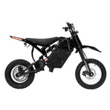 3000W Electric Dirt Bike Rogue MX-01 | Right Side View with 23Ah Aerospace-grade Battery Cells and Full Hydraulic Suspension