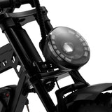 Emortal V20 Pro Fat Tire E-Bike | LED Round Headlight for Powerful Night Riding on City Streets & Trails