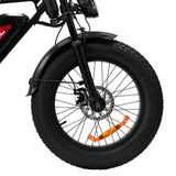 20 inch all-terrain fat tires on Emortal V20 Pro electric bike | puncture resistant off-road e-bike tires with strong grip