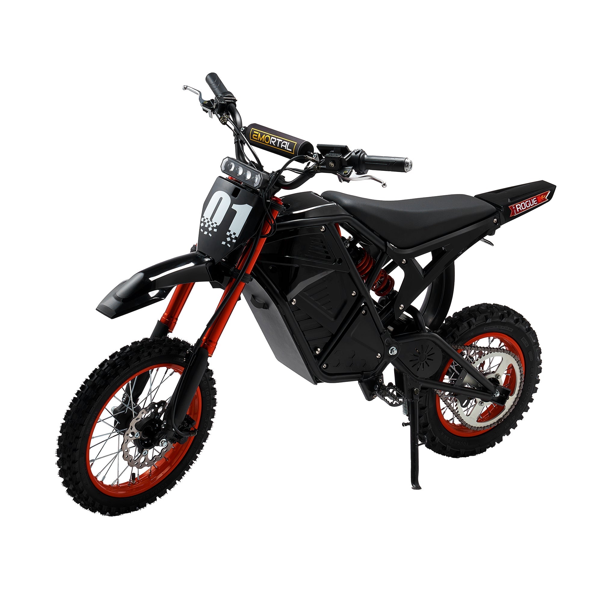3000W Electric Dirt Bike Rogue MX-01 | Off-Road Motorcycle-Grade Tires with Hydraulic Suspension