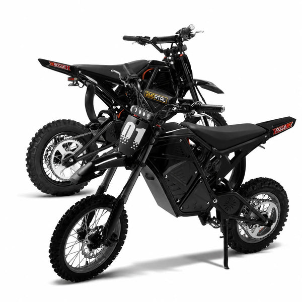 EMORTAL ROGUE MX - 01 PRO | 4000W Electric Dirt Bike Bundle - EMORTALRogue MX - 01 PRO Combo (Black+Black)